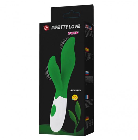 PRETTY LOVE - Lovely Baby Dual Vibrator Wand Masturbator (Battery - Green) PRETTY LOVE - Lovely Baby Dual Vibrator Wand Masturbator (Battery - Green)